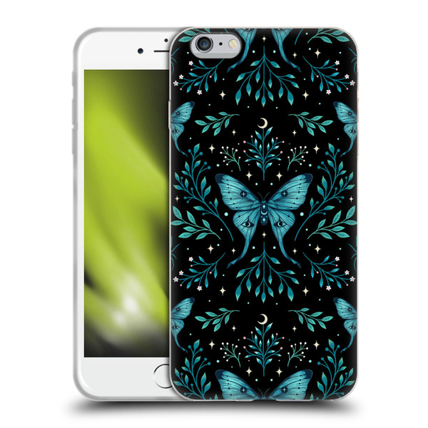 Episodic Drawing Art Butterfly Pattern Soft Gel Case for Apple iPhone 6 Plus / iPhone 6s Plus