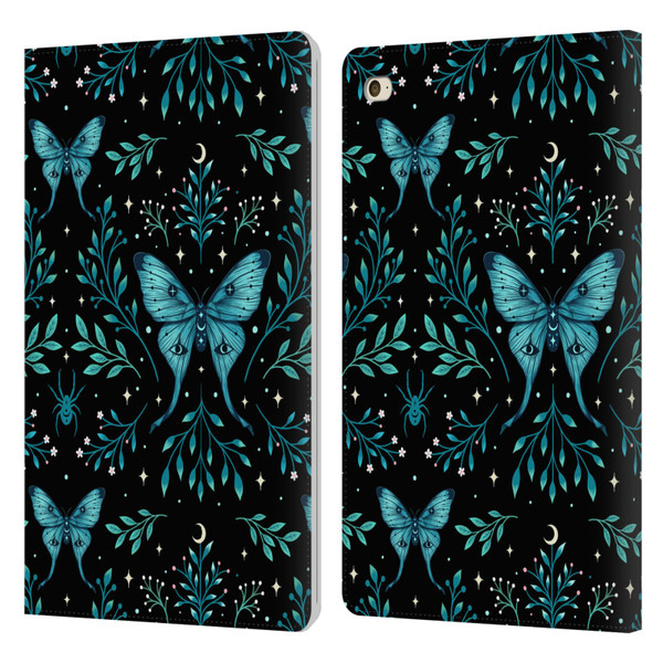 Episodic Drawing Art Butterfly Pattern Leather Book Wallet Case Cover For Apple iPad mini 4