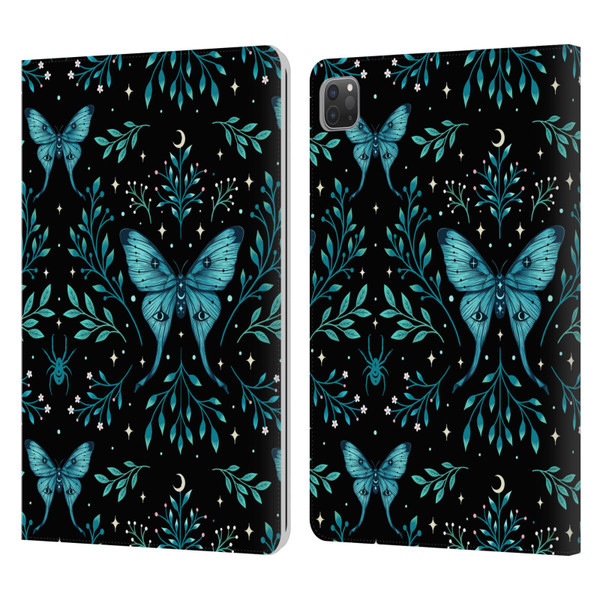 Episodic Drawing Art Butterfly Pattern Leather Book Wallet Case Cover For Apple iPad Pro 11 2020 / 2021 / 2022