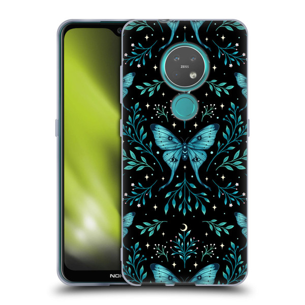 Episodic Drawing Art Butterfly Pattern Soft Gel Case for Nokia 6.2 / 7.2