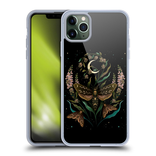 Episodic Drawing Illustration Animals Death Head Soft Gel Case for Apple iPhone 11 Pro Max