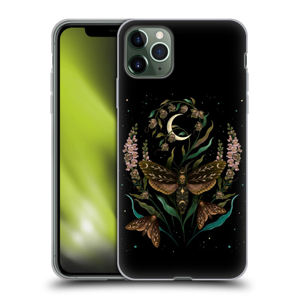 Episodic Drawing Illustration Animals Death Head Soft Gel Case for Apple iPhone 11 Pro Max