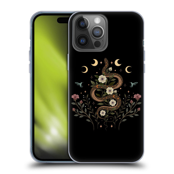 Episodic Drawing Illustration Animals Serpent Spell Soft Gel Case for Apple iPhone 14 Pro Max