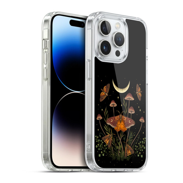 Episodic Drawing Illustration Animals Autumn Light Underwings Soft Gel Case for Apple iPhone 14 Pro & MagSafe