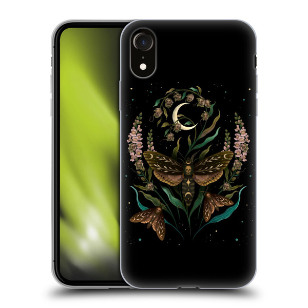 Episodic Drawing Illustration Animals Death Head Soft Gel Case for Apple iPhone XR