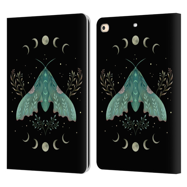 Episodic Drawing Illustration Animals Luna And Moth Leather Book Wallet Case Cover For Apple iPad 9.7 2017 / iPad 9.7 2018