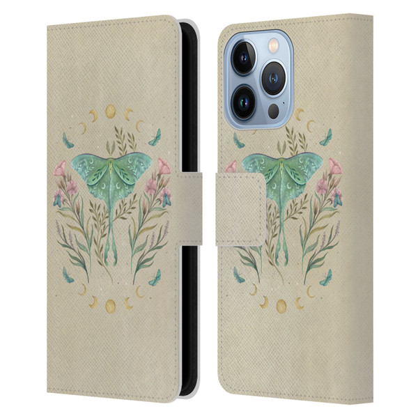 Episodic Drawing Illustration Animals Luna And Forester Vintage Leather Book Wallet Case Cover For Apple iPhone 13 Pro