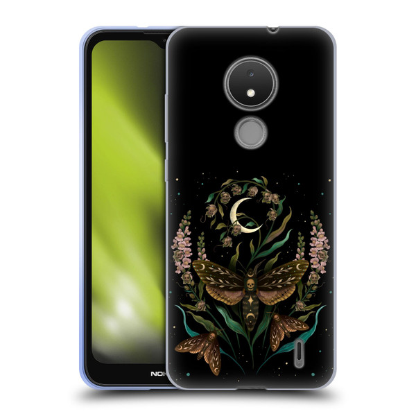 Episodic Drawing Illustration Animals Death Head Soft Gel Case for Nokia C21