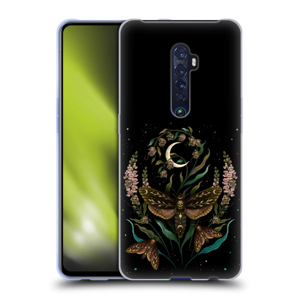 Episodic Drawing Illustration Animals Death Head Soft Gel Case for OPPO Reno 2