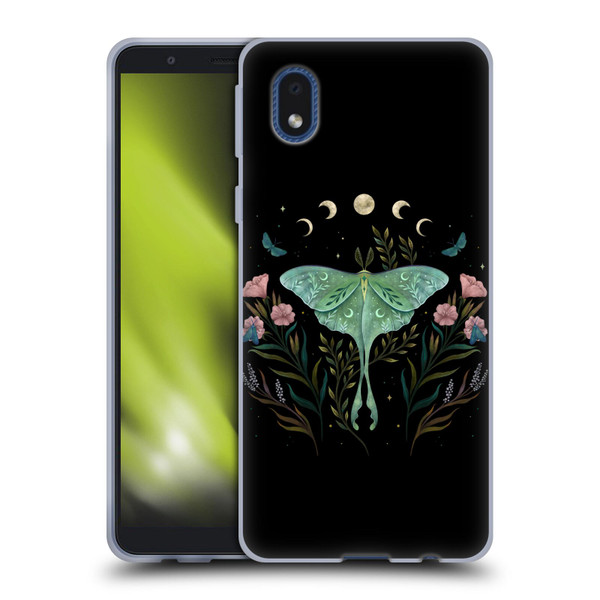 Episodic Drawing Illustration Animals Luna And Forester Soft Gel Case for Samsung Galaxy A01 Core (2020)