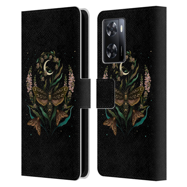 Episodic Drawing Illustration Animals Death Head Leather Book Wallet Case Cover For OPPO A57s