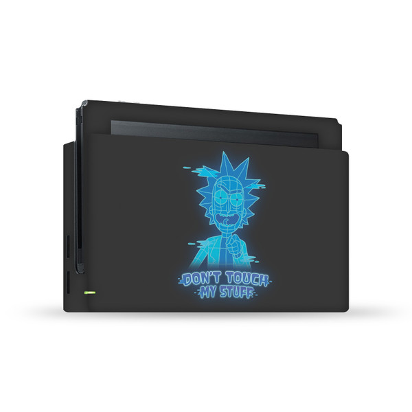 Rick And Morty Graphics Don't Touch My Stuff Vinyl Sticker Skin Decal Cover for Nintendo Switch Console & Dock