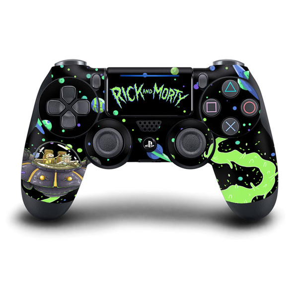 Rick And Morty Graphics The Space Cruiser Vinyl Sticker Skin Decal Cover for Sony DualShock 4 Controller