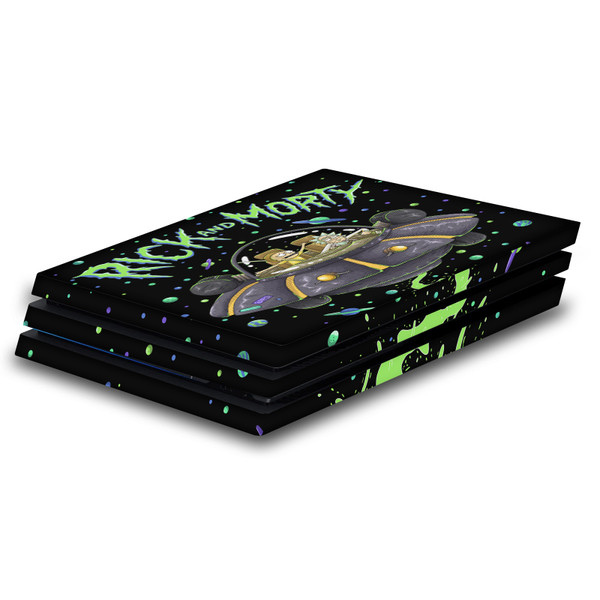 Rick And Morty Graphics The Space Cruiser Vinyl Sticker Skin Decal Cover for Sony PS4 Pro Console