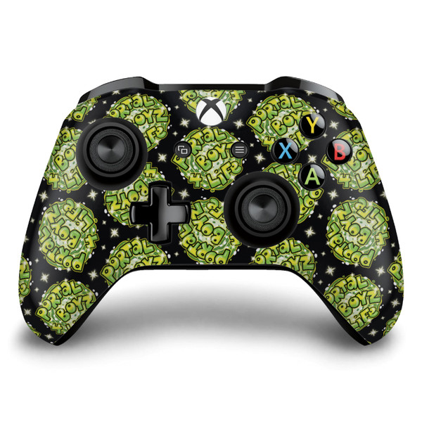 Rick And Morty Graphics Portal Boyz Vinyl Sticker Skin Decal Cover for Microsoft Xbox One S / X Controller