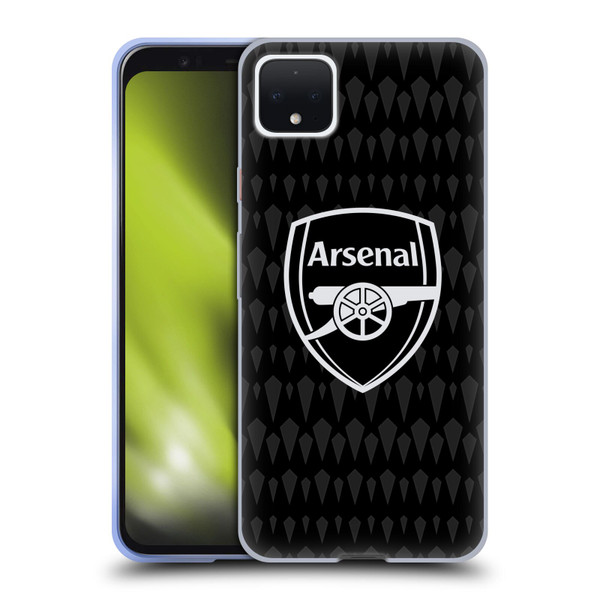Arsenal FC 2023/24 Crest Kit Home Goalkeeper Soft Gel Case for Google Pixel 4 XL