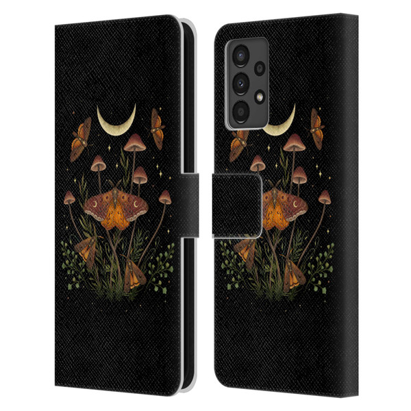 Episodic Drawing Illustration Animals Autumn Light Underwings Leather Book Wallet Case Cover For Samsung Galaxy A13 (2022)
