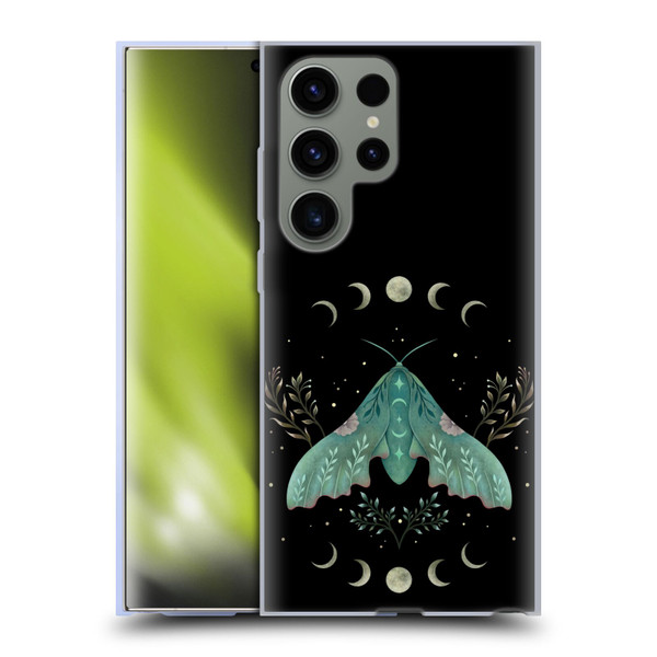 Episodic Drawing Illustration Animals Luna And Moth Soft Gel Case for Samsung Galaxy S23 Ultra 5G