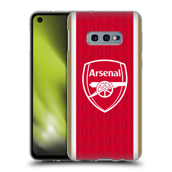 Arsenal FC 2023/24 Crest Kit Home Soft Gel Case for Samsung Galaxy S10e