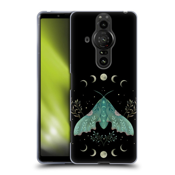 Episodic Drawing Illustration Animals Luna And Moth Soft Gel Case for Sony Xperia Pro-I