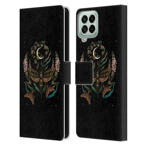 Episodic Drawing Illustration Animals Death Head Leather Book Wallet Case Cover For Samsung Galaxy M33 (2022)