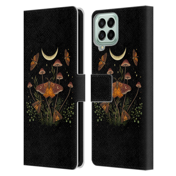 Episodic Drawing Illustration Animals Autumn Light Underwings Leather Book Wallet Case Cover For Samsung Galaxy M33 (2022)