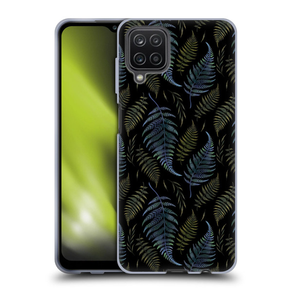 Episodic Drawing Pattern Leaves Soft Gel Case for Samsung Galaxy A12 (2020)