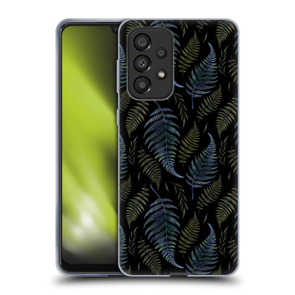 Episodic Drawing Pattern Leaves Soft Gel Case for Samsung Galaxy A33 5G (2022)