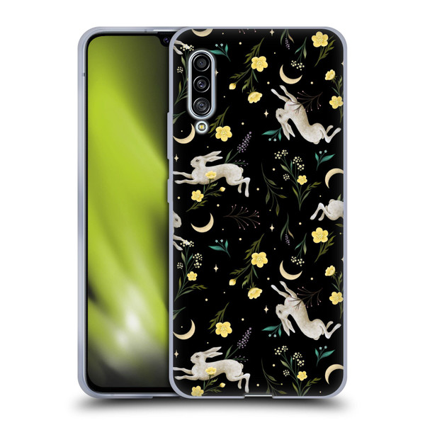 Episodic Drawing Pattern Bunny Night Soft Gel Case for Samsung Galaxy A90 5G (2019)