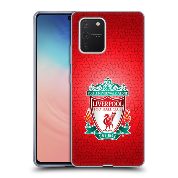 Liverpool Football Club Crest 2 Red Pixel 1 Soft Gel Case for Samsung Galaxy S10 Lite