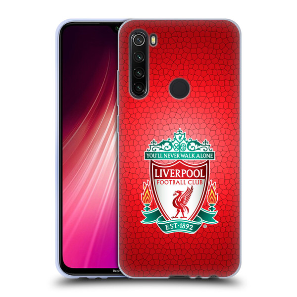 Liverpool Football Club Crest 2 Red Pixel 1 Soft Gel Case for Xiaomi Redmi Note 8T