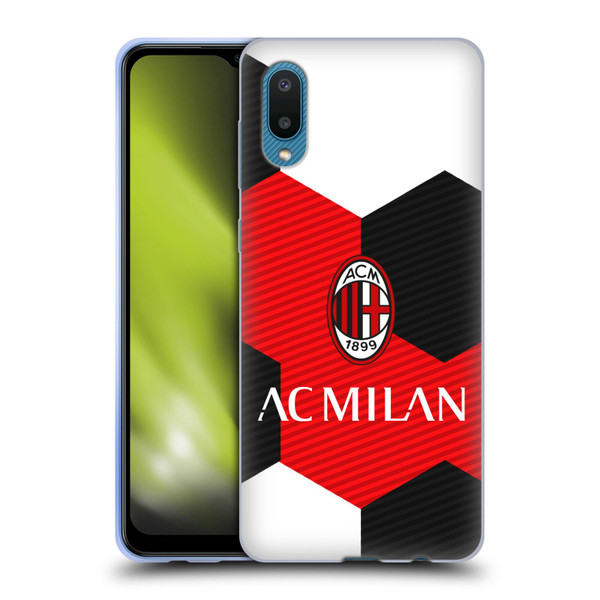 AC Milan Crest Ball Soft Gel Case for Samsung Galaxy A02/M02 (2021)