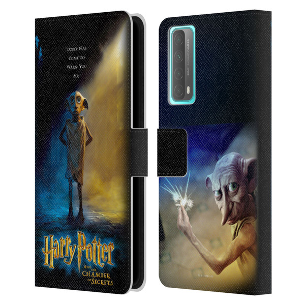 Harry Potter Chamber Of Secrets III Dobby Poster Leather Book Wallet Case Cover For Huawei P Smart (2021)