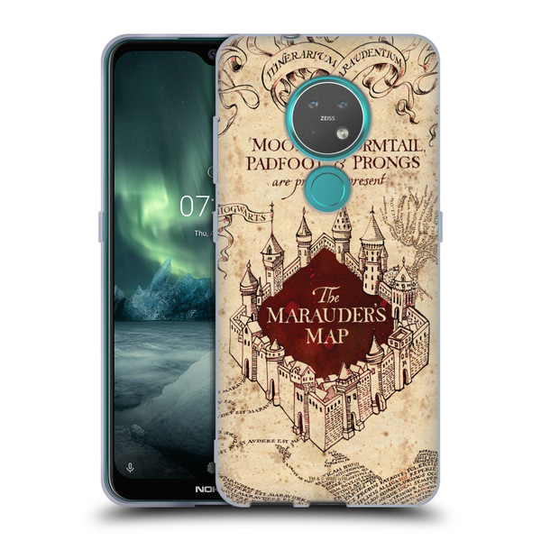 Harry Potter Prisoner Of Azkaban II The Marauder's Map Soft Gel Case for Nokia 6.2 / 7.2