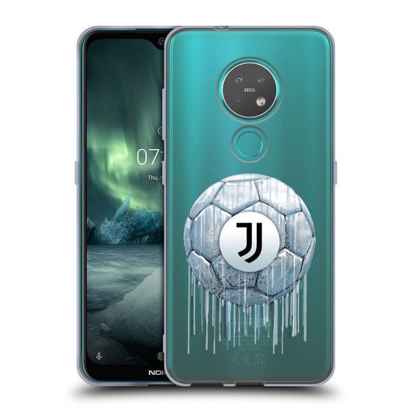 Juventus Football Club Drip Art Logo Soft Gel Case for Nokia 6.2 / 7.2