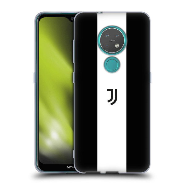 Juventus Football Club Lifestyle 2 Bold White Stripe Soft Gel Case for Nokia 6.2 / 7.2