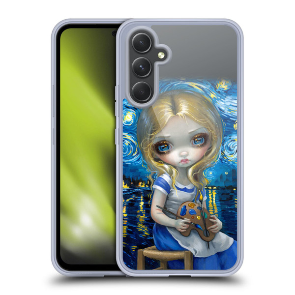 Strangeling Art Impressionist Night Soft Gel Case for Samsung Galaxy A54 5G