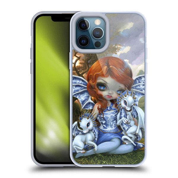 Strangeling Dragon Blue Willow Fairy Soft Gel Case for Apple iPhone 12 Pro Max