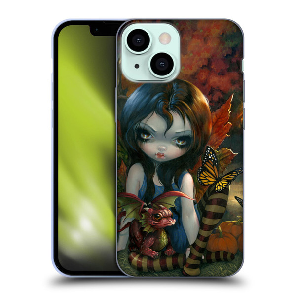 Strangeling Dragon Autumn Fairy Soft Gel Case for Apple iPhone 13 Mini