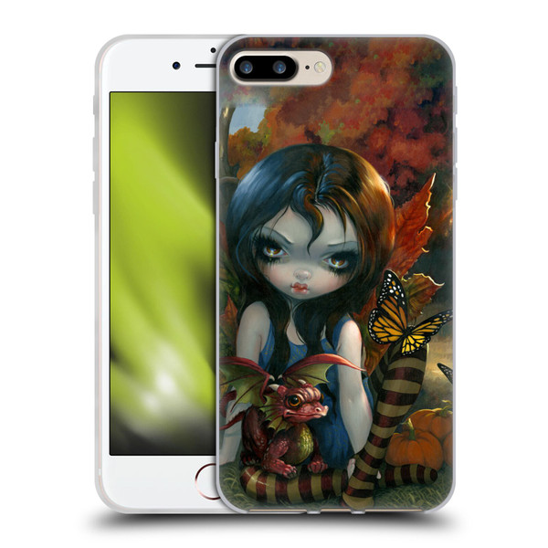 Strangeling Dragon Autumn Fairy Soft Gel Case for Apple iPhone 7 Plus / iPhone 8 Plus