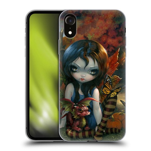 Strangeling Dragon Autumn Fairy Soft Gel Case for Apple iPhone XR