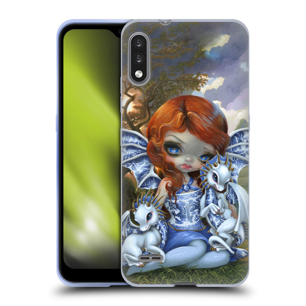 Strangeling Dragon Blue Willow Fairy Soft Gel Case for LG K22
