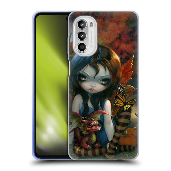 Strangeling Dragon Autumn Fairy Soft Gel Case for Motorola Moto G52