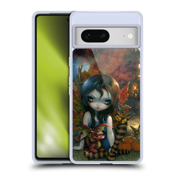 Strangeling Dragon Autumn Fairy Soft Gel Case for Google Pixel 7