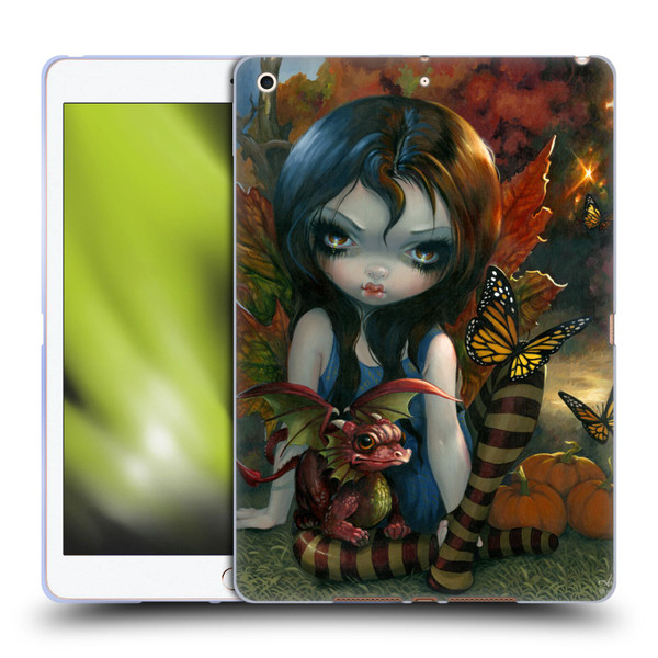 Strangeling Dragon Autumn Fairy Soft Gel Case for Apple iPad 10.2 2019/2020/2021