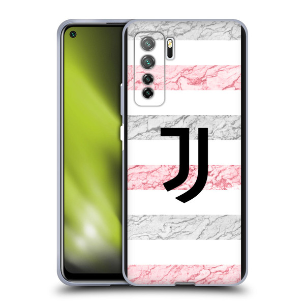 Juventus Football Club 2023/24 Match Kit Away Soft Gel Case for Huawei Nova 7 SE/P40 Lite 5G