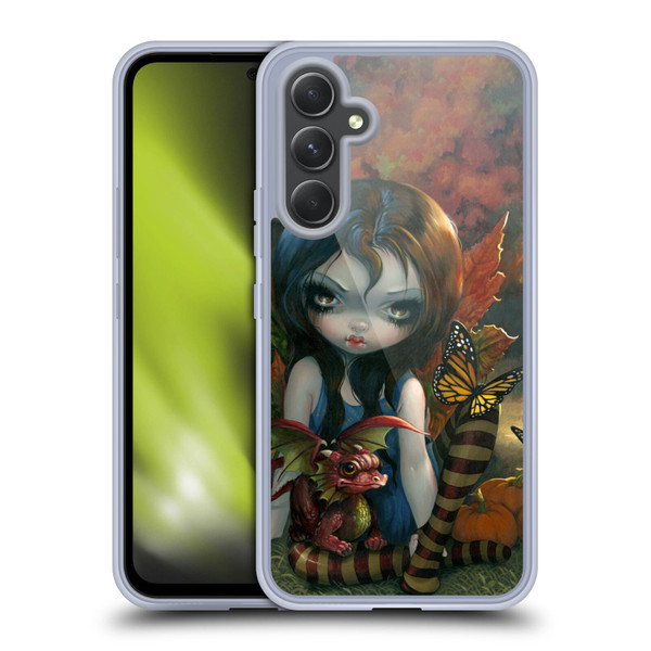 Strangeling Dragon Autumn Fairy Soft Gel Case for Samsung Galaxy A54 5G