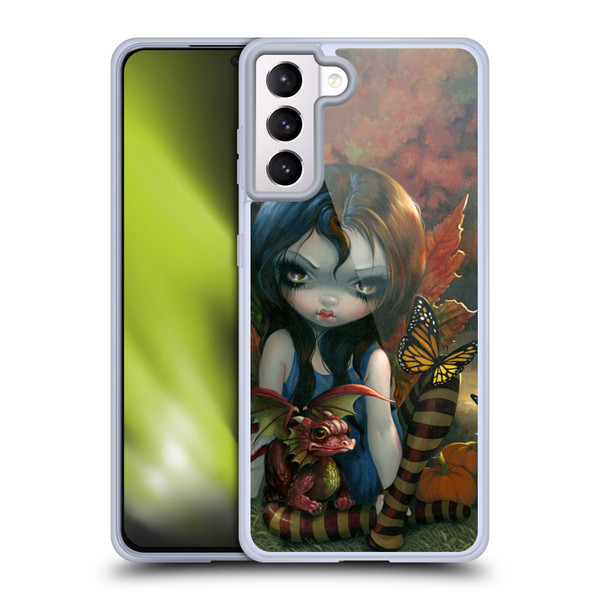 Strangeling Dragon Autumn Fairy Soft Gel Case for Samsung Galaxy S21+ 5G