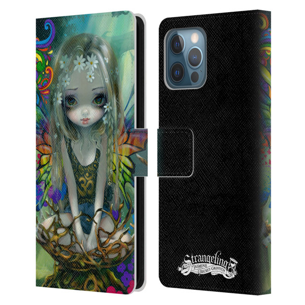 Strangeling Fairy Art Rainbow Winged Leather Book Wallet Case Cover For Apple iPhone 12 Pro Max