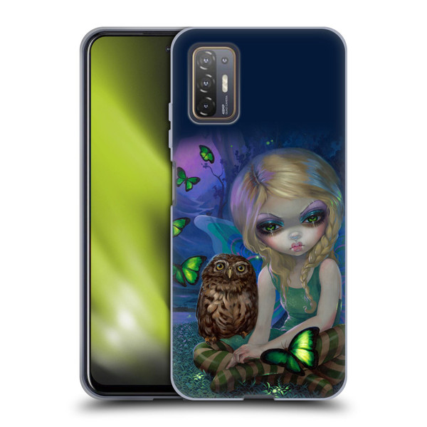 Strangeling Fairy Art Summer with Owl Soft Gel Case for HTC Desire 21 Pro 5G